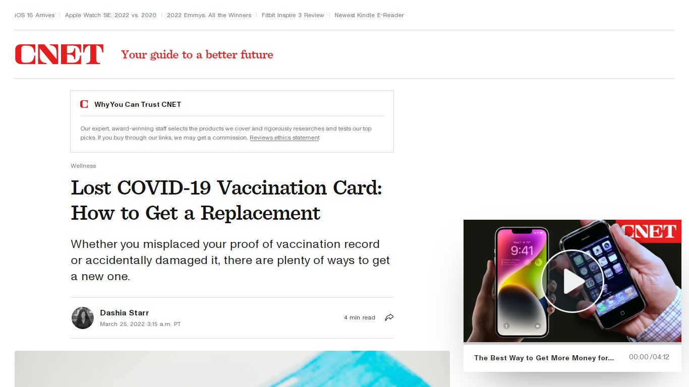 Lost COVID-19 Vaccination Card: How to Get a Replacement